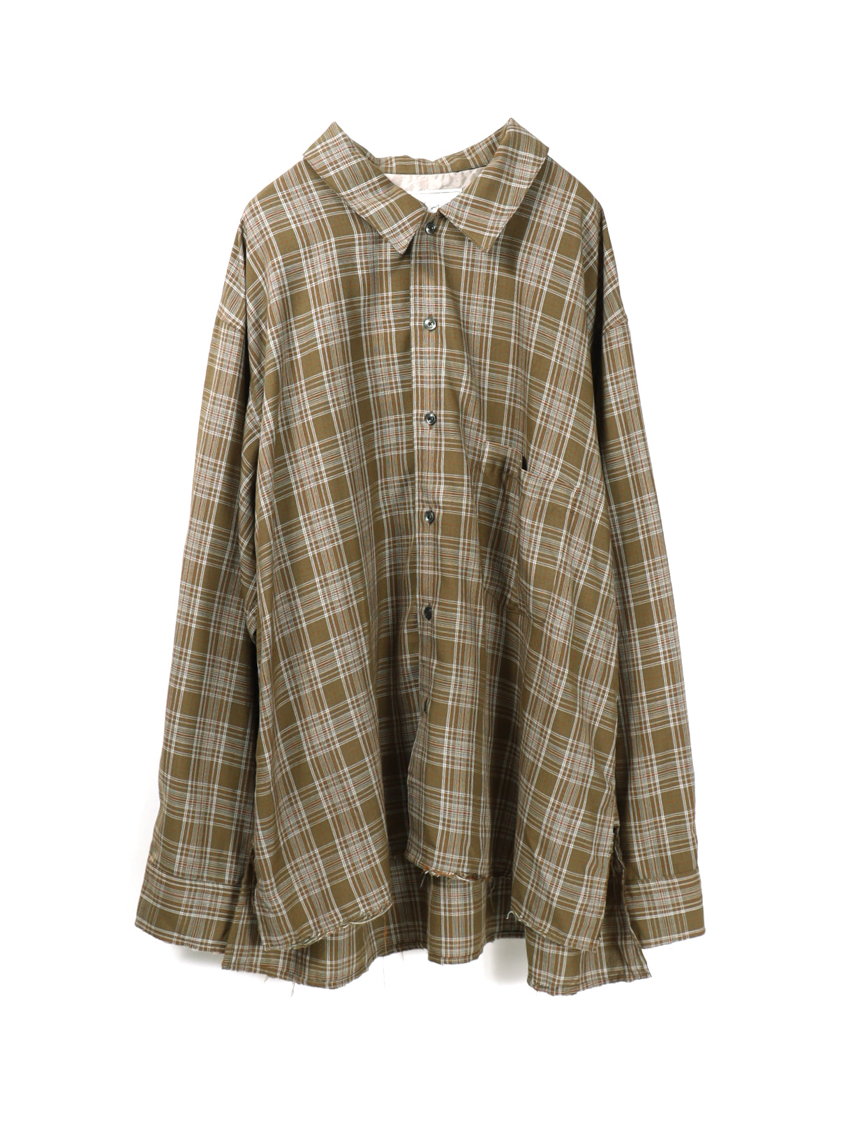 ANCELLM AGING RAYON CHECK SHIRT – KIKUNOBU