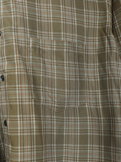 ANCELLM　AGING RAYON CHECK SHIRT