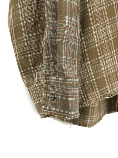 ANCELLM　AGING RAYON CHECK SHIRT