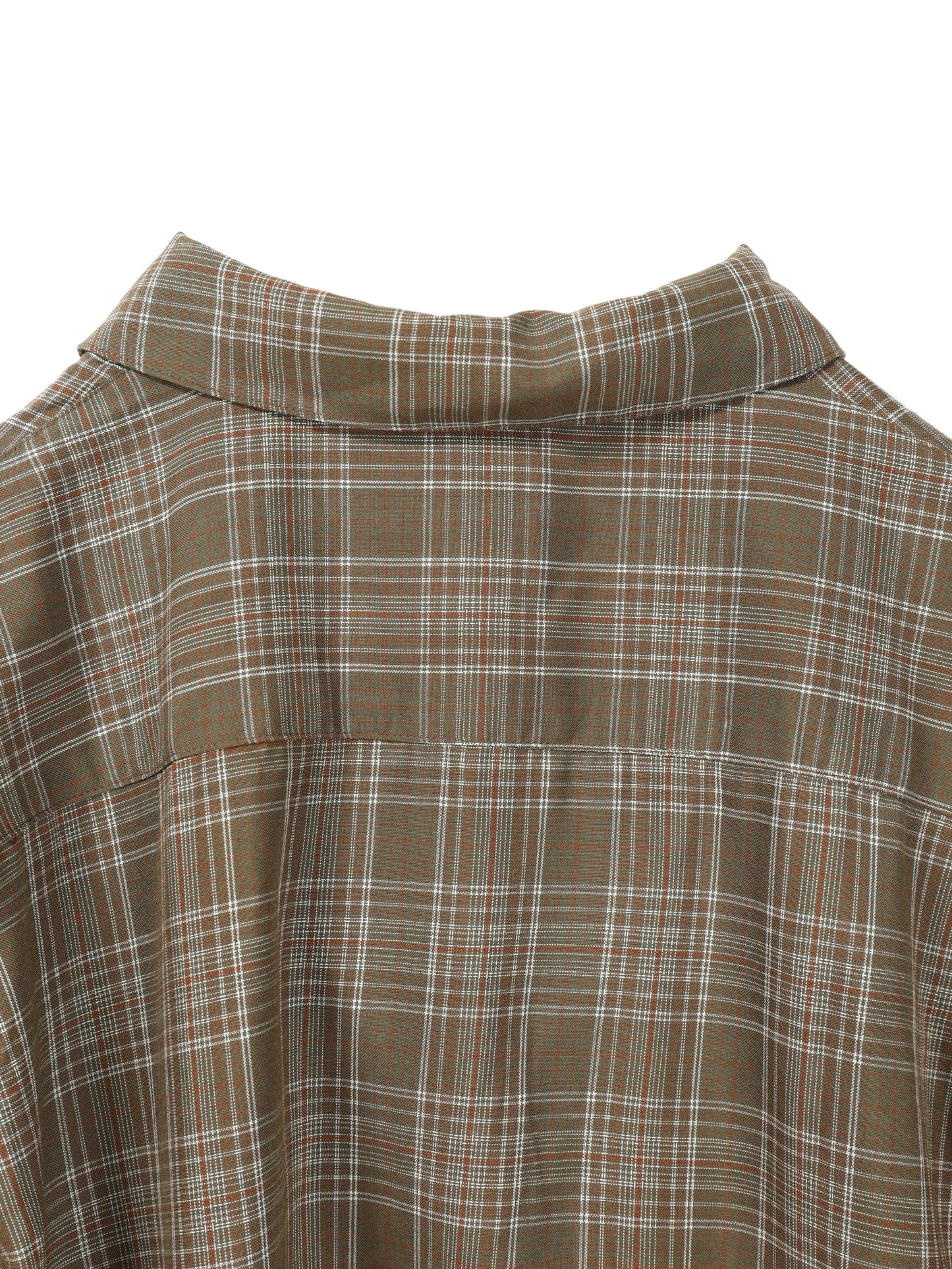 ANCELLM　AGING RAYON CHECK SHIRT