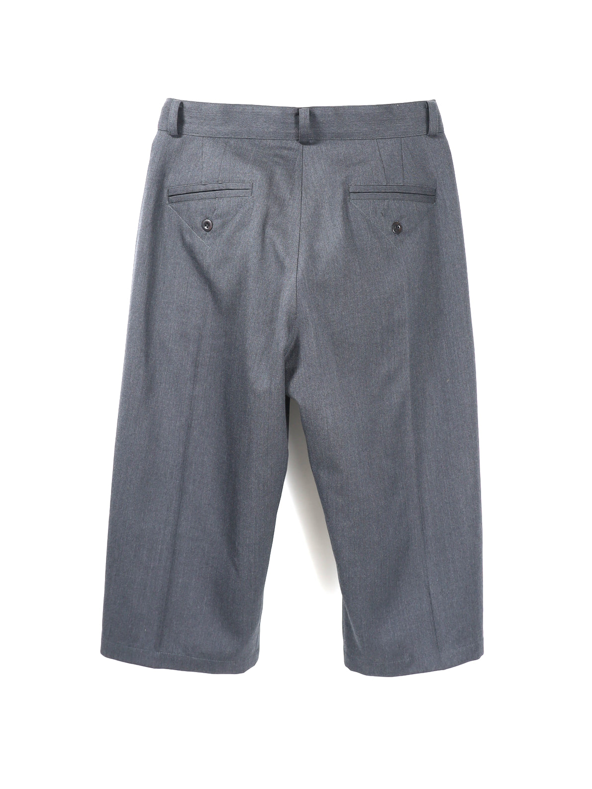 RICE NINE TEN　THREE QUARTER WOOL 2TUCK TROUSERS