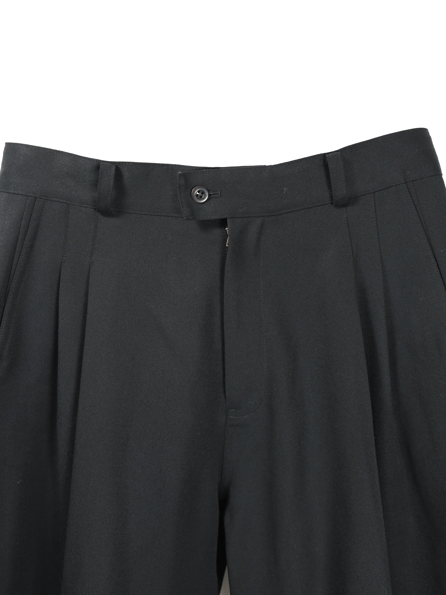 RICE NINE TEN THREE QUARTER WOOL 2TUCK TROUSERS – KIKUNOBU