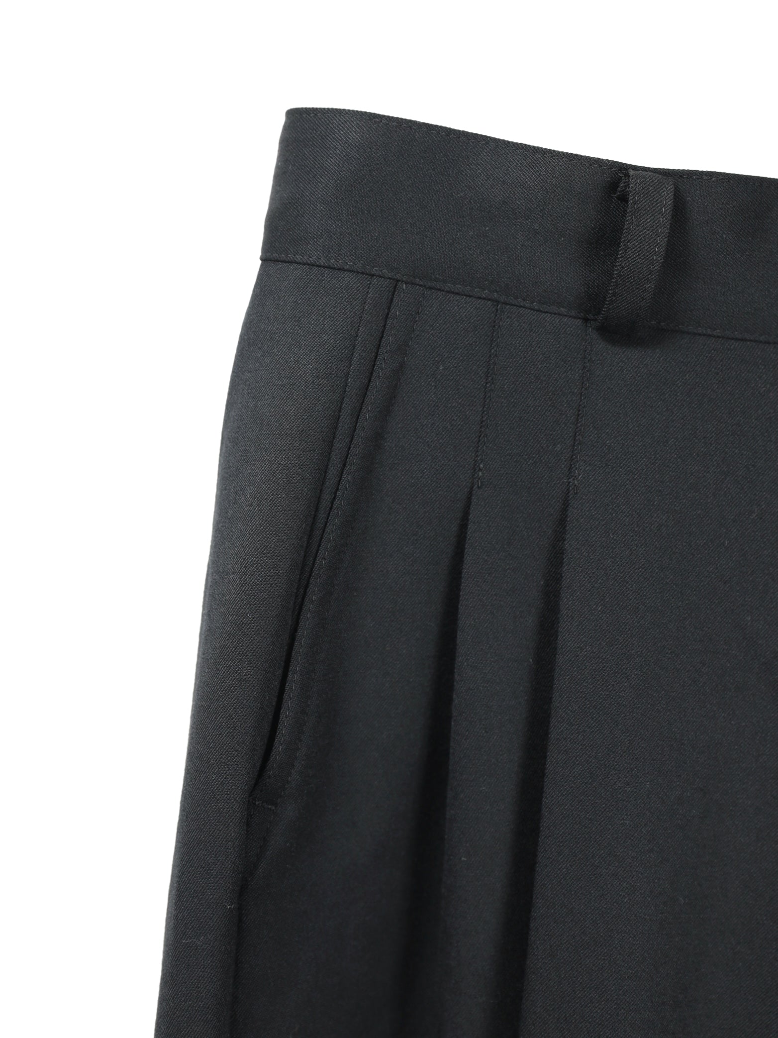 RICE NINE TEN THREE QUARTER WOOL 2TUCK TROUSERS – KIKUNOBU