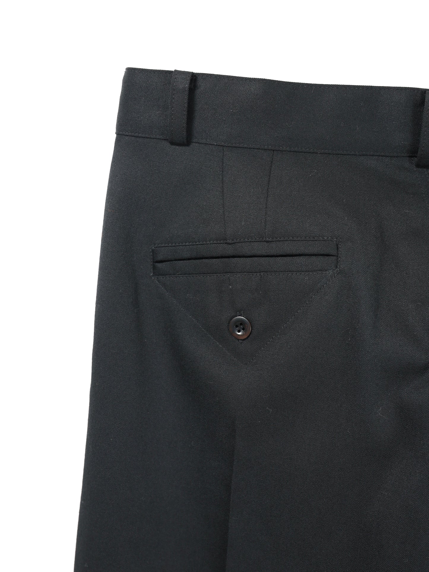 RICE NINE TEN　THREE QUARTER WOOL 2TUCK TROUSERS