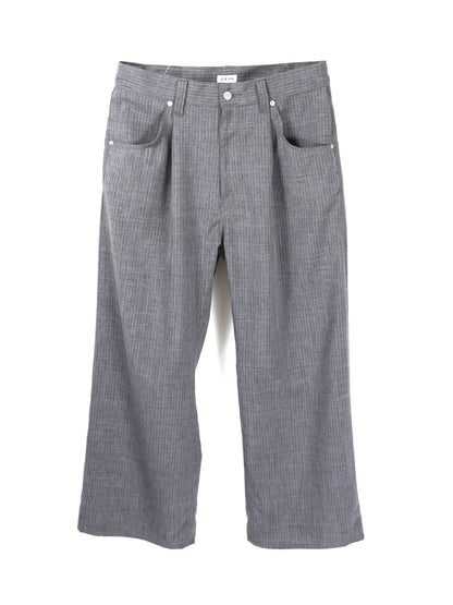 JIEDA　STRIPE WIDE ONE TUCK PANTS