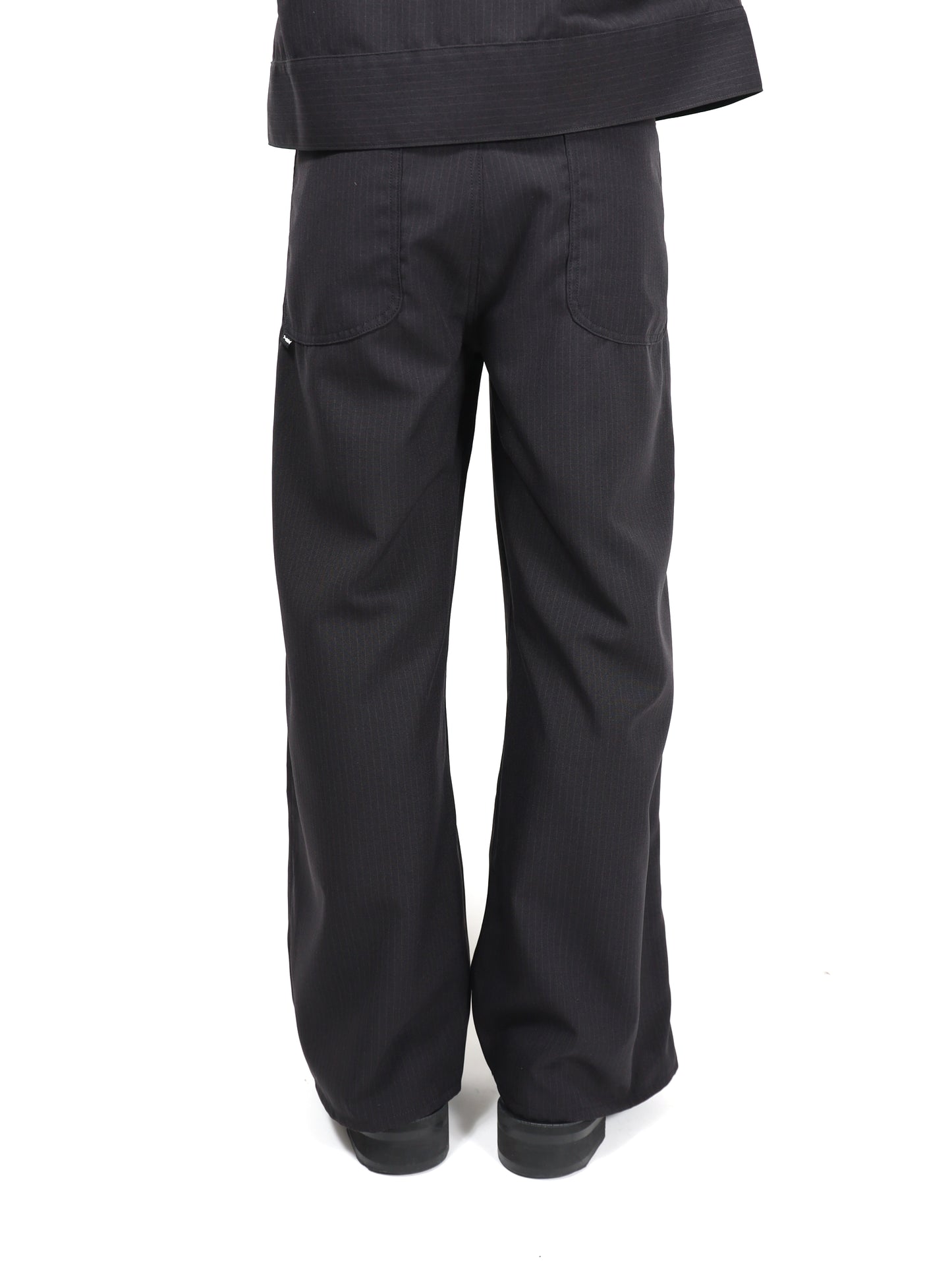 JIEDA　STRIPE WIDE ONE TUCK PANTS