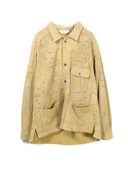 ANCELLM　AGING LACE WORK SHIRT