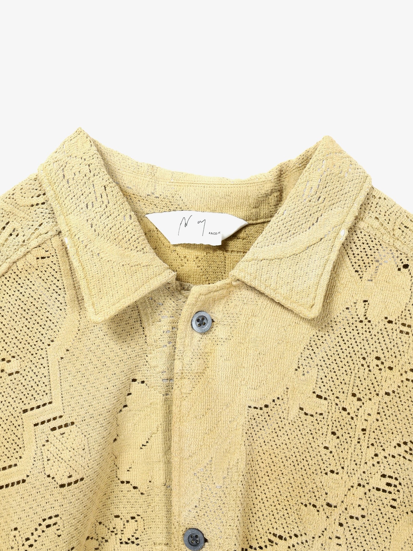 ANCELLM　AGING LACE WORK SHIRT