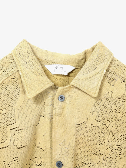 ANCELLM　AGING LACE WORK SHIRT