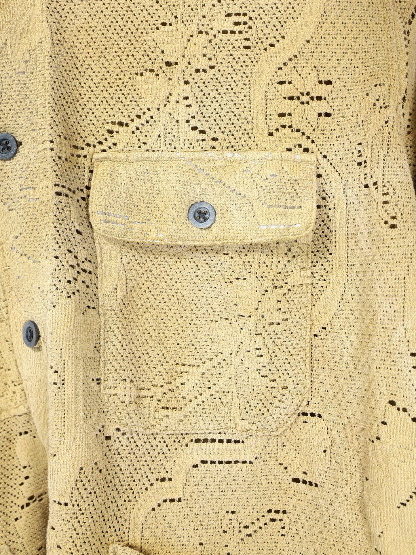 ANCELLM　AGING LACE WORK SHIRT