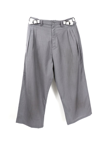 ANCELLM　BELTED WOOL SLACKS