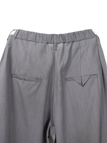 ANCELLM　BELTED WOOL SLACKS