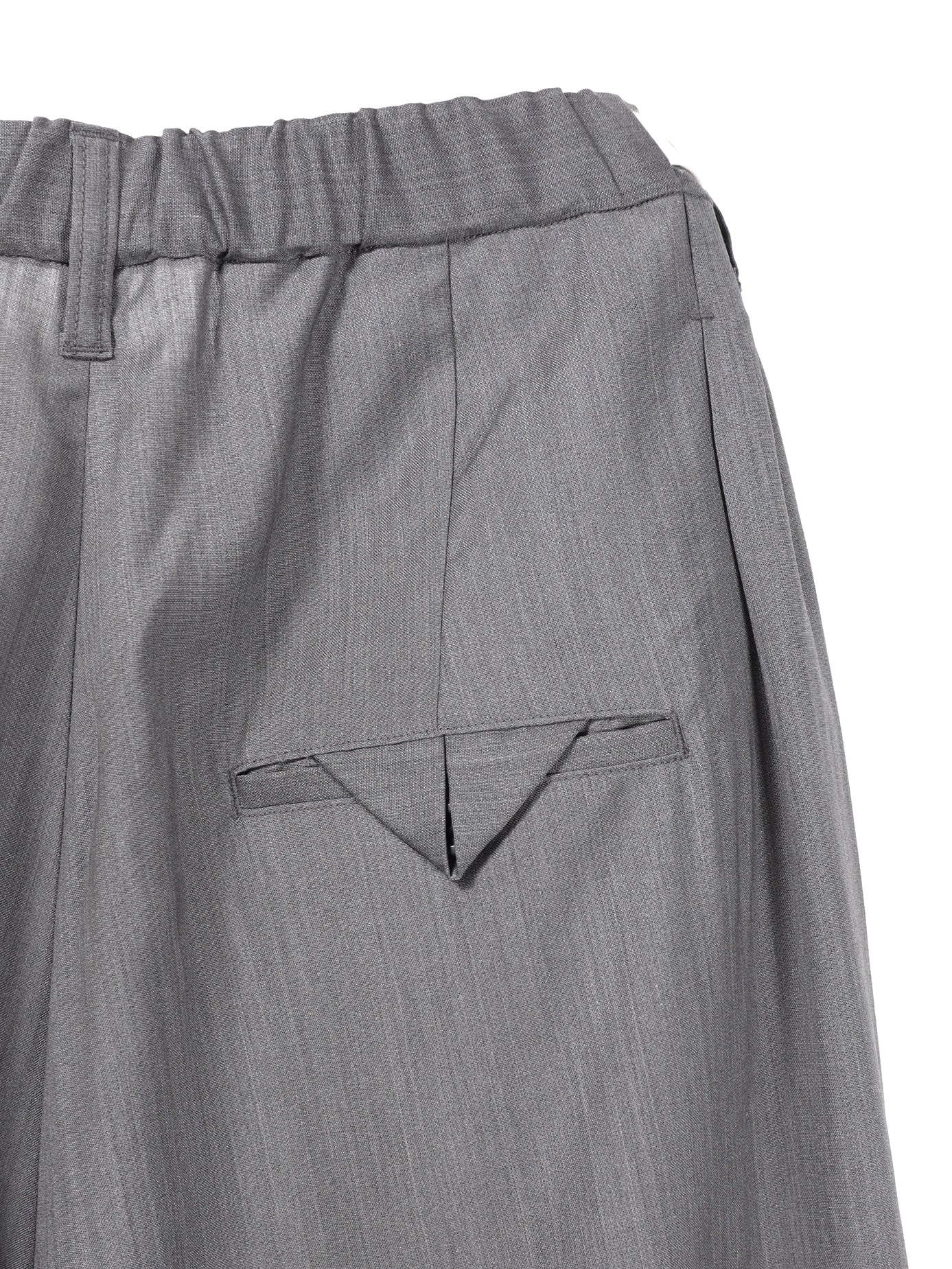 ANCELLM BELTED WOOL SLACKS – KIKUNOBU