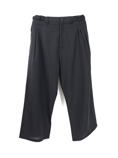 ANCELLM　BELTED WOOL SLACKS