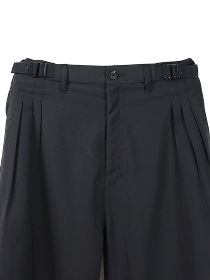 ANCELLM　BELTED WOOL SLACKS