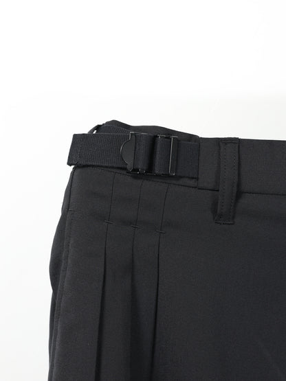 ANCELLM　BELTED WOOL SLACKS