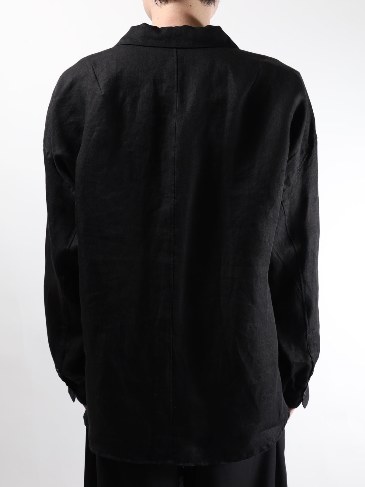 ANCELLM 100/S LINEN TAILORED SHIRT – KIKUNOBU