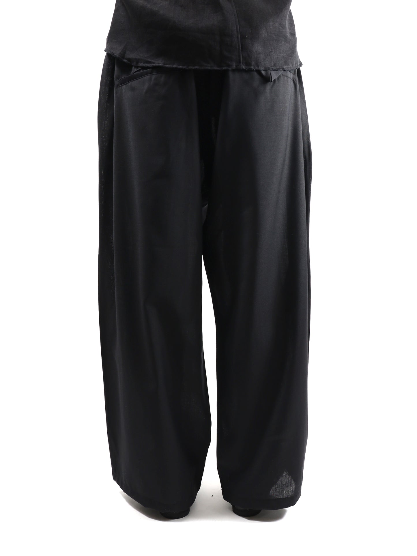 ANCELLM　BELTED WOOL SLACKS