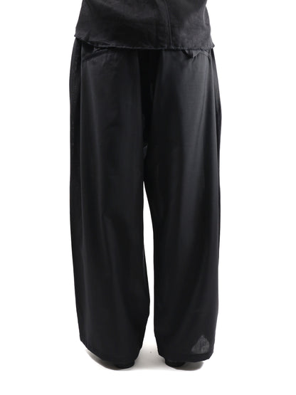 ANCELLM　BELTED WOOL SLACKS