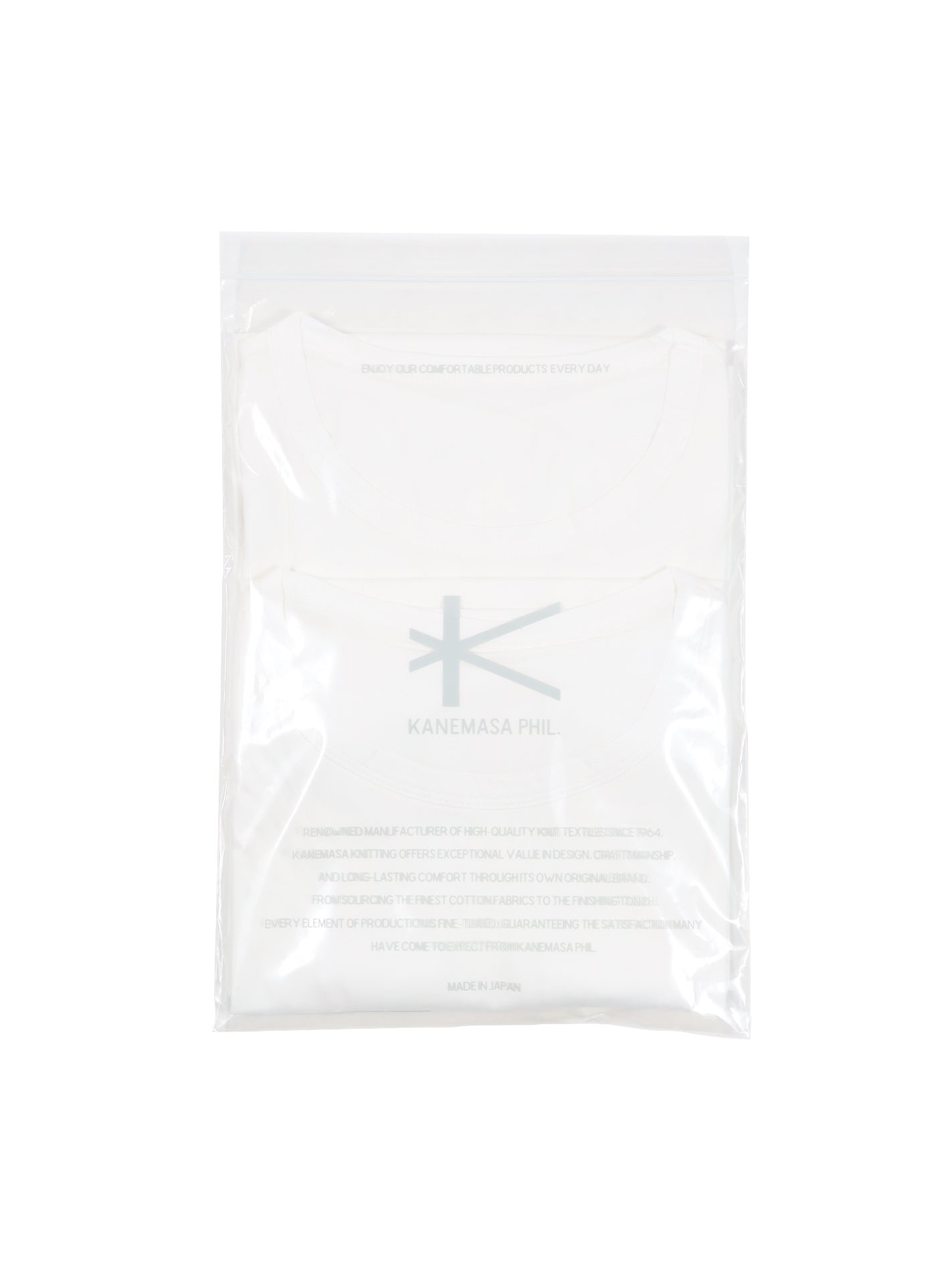 KANEMASA PHIL.　46G Cotton Thin Pack Tee