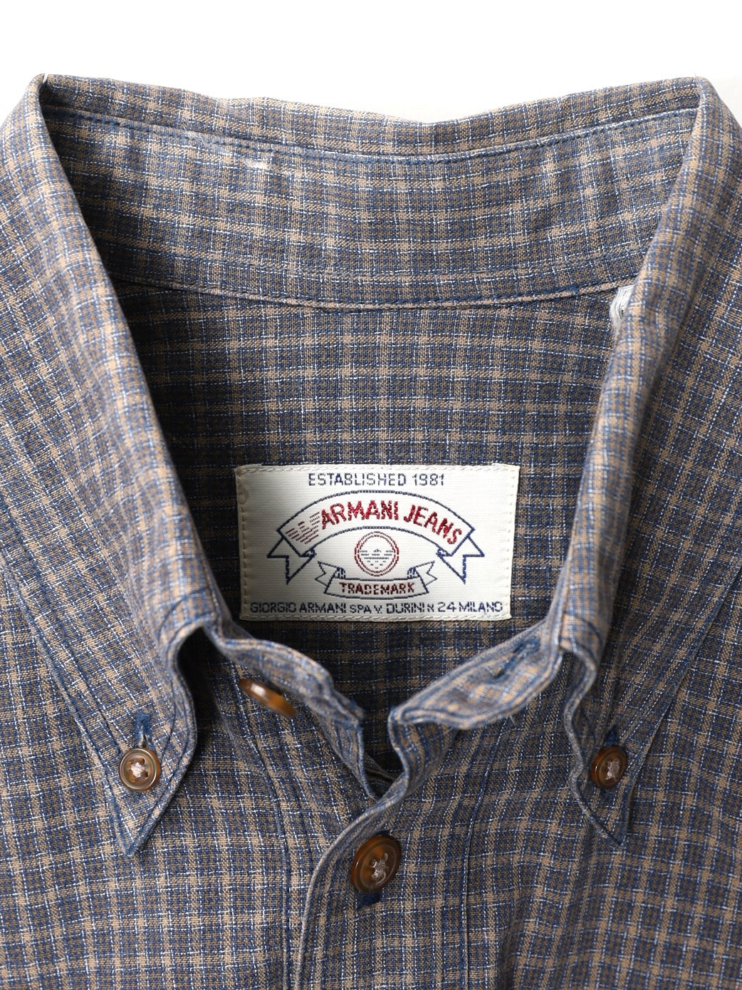 ARMANI JEANS　BUTTON-DOWN SHIRT