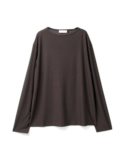 AMOMENTO　STRIPE BOAT NECK LONG SLEEVE