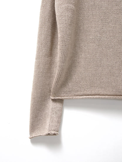 AMOMENTO　PAPER YARN PULLOVER