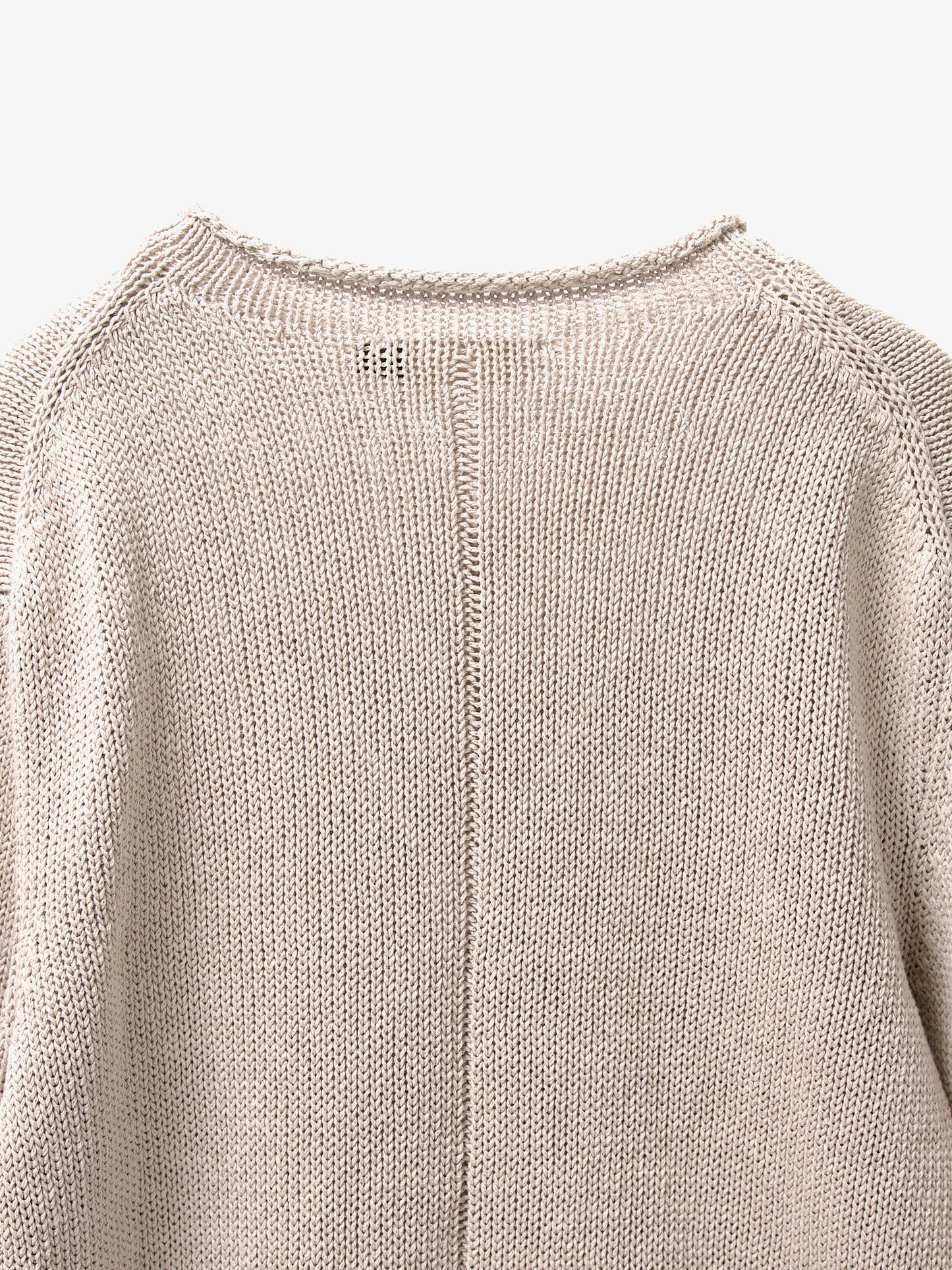 AMOMENTO　PAPER YARN PULLOVER