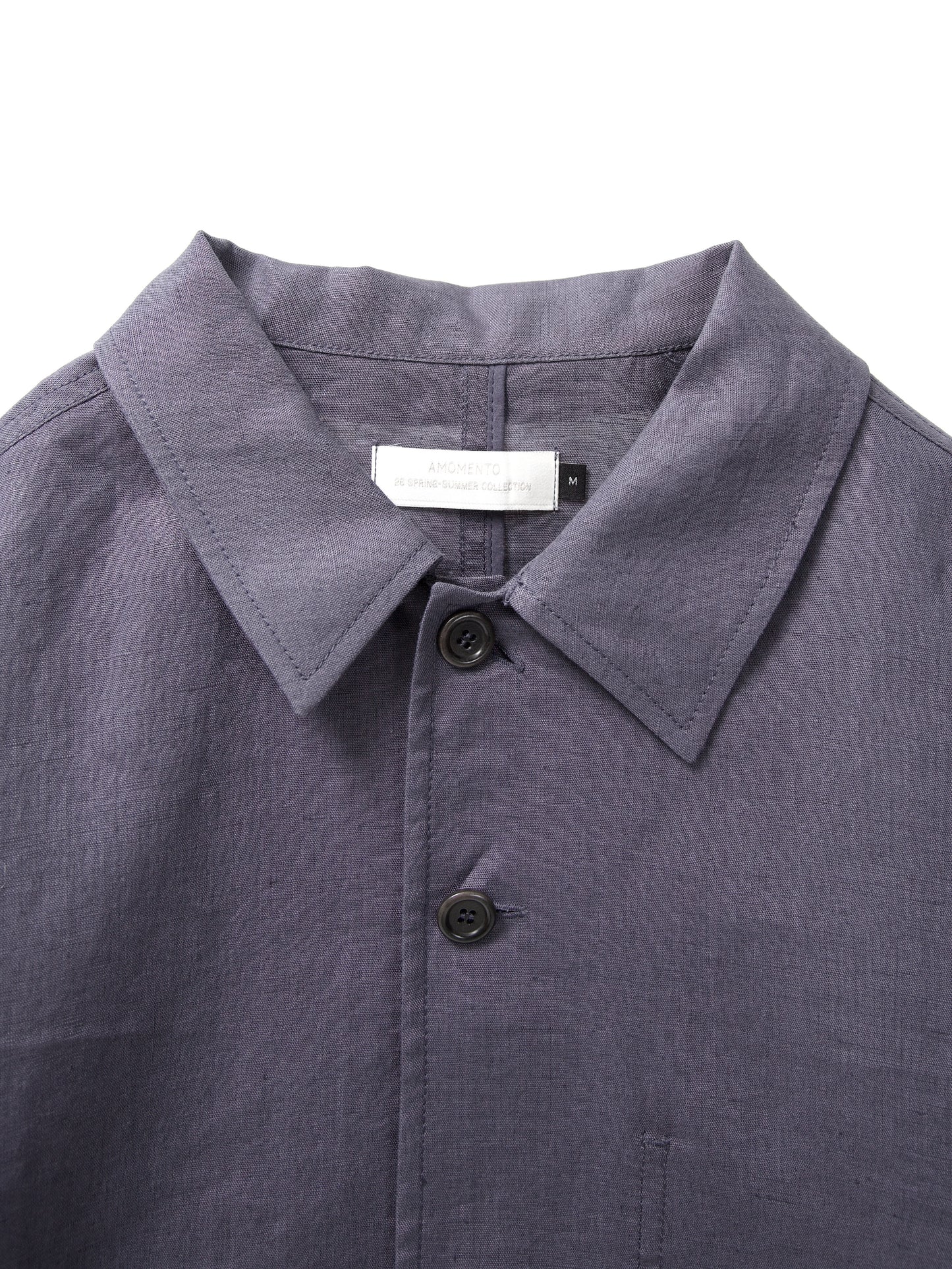 AMOMENTO　LINEN POCKET JACKET