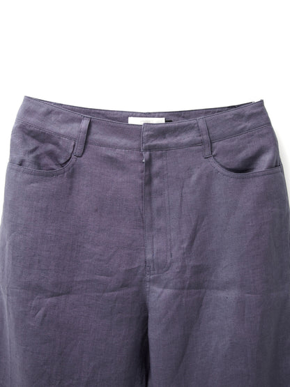 AMOMENTO　LINEN STRAIGHT PANTS