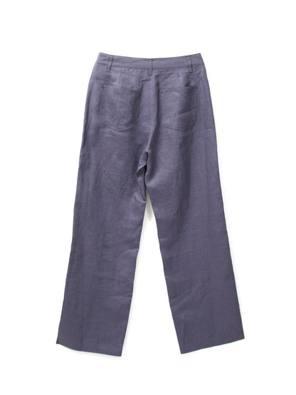 AMOMENTO　LINEN STRAIGHT PANTS