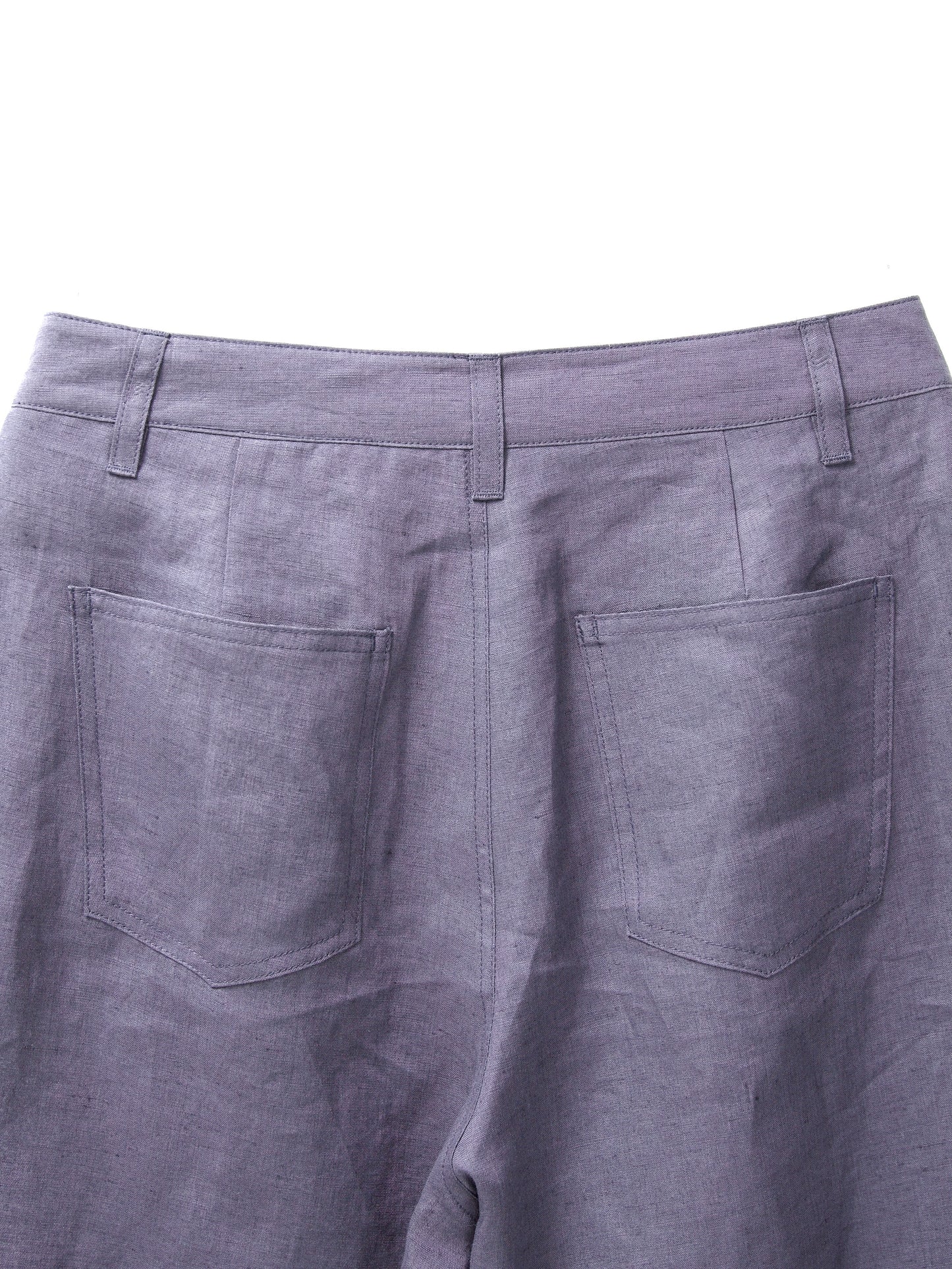 AMOMENTO　LINEN STRAIGHT PANTS