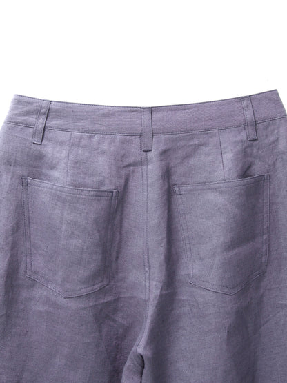 AMOMENTO　LINEN STRAIGHT PANTS
