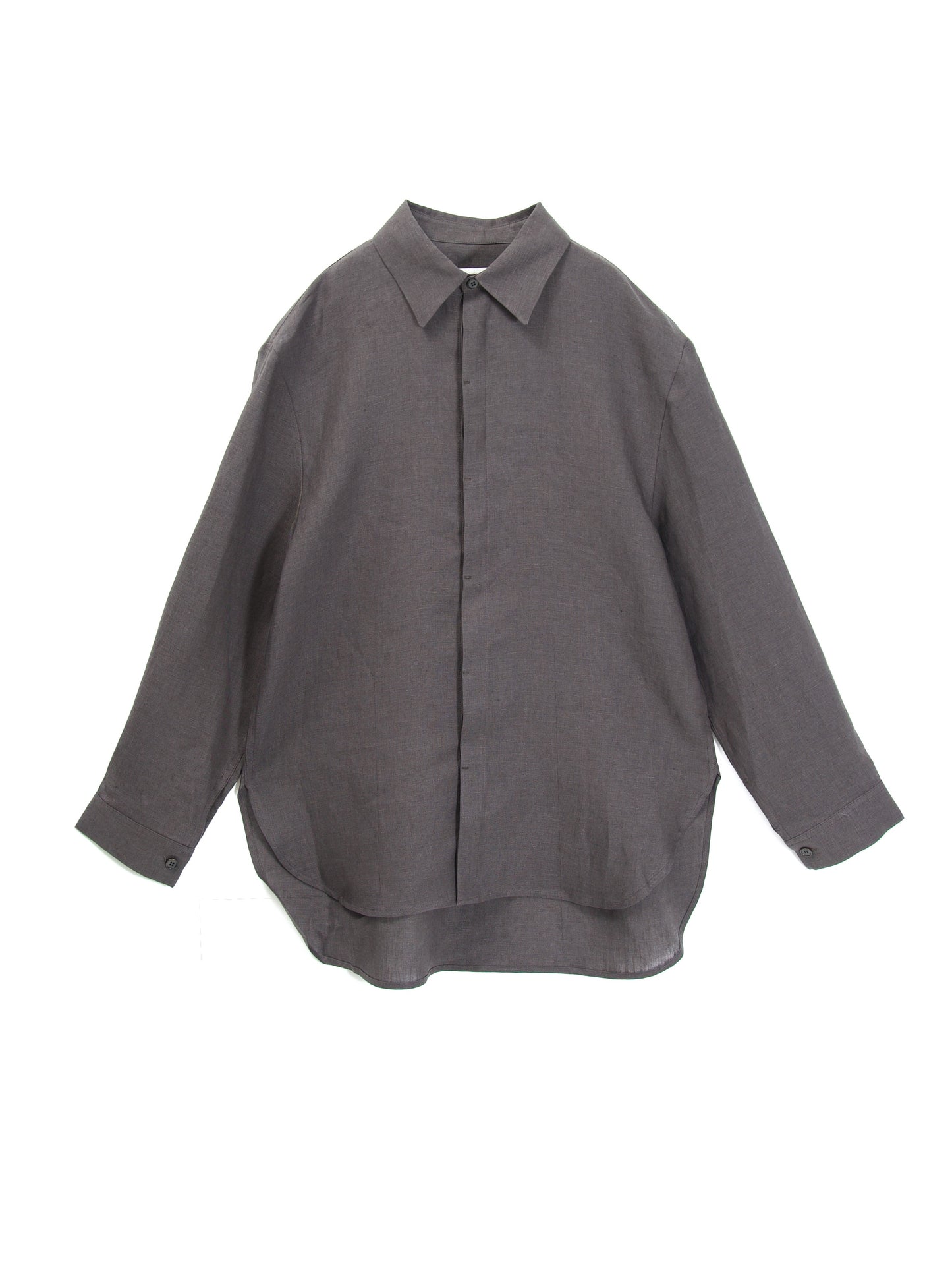 AMOMENTO　LINEN OVERSIZED SHIRT