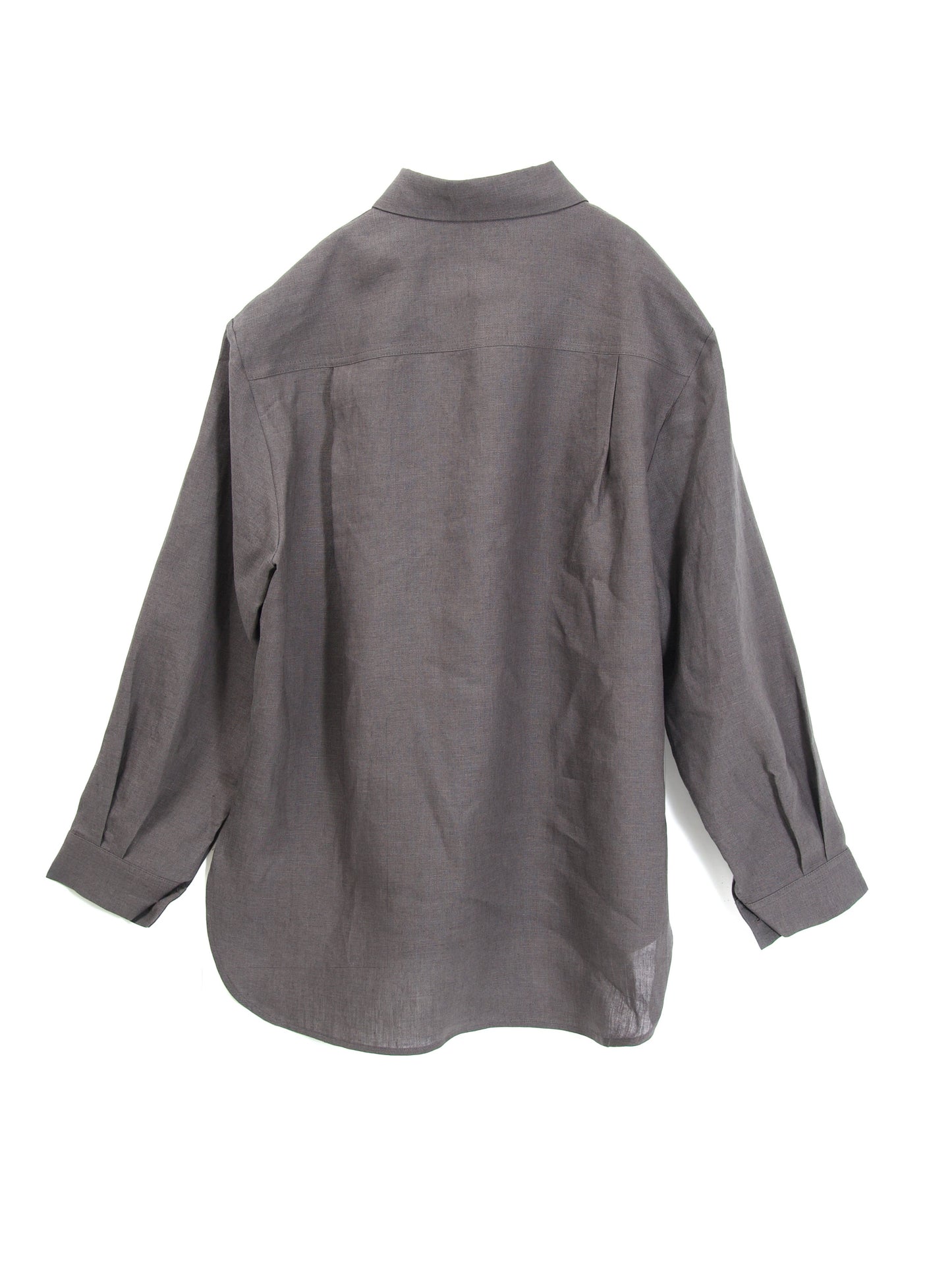 AMOMENTO　LINEN OVERSIZED SHIRT