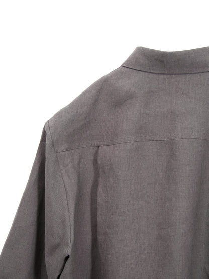 AMOMENTO　LINEN OVERSIZED SHIRT