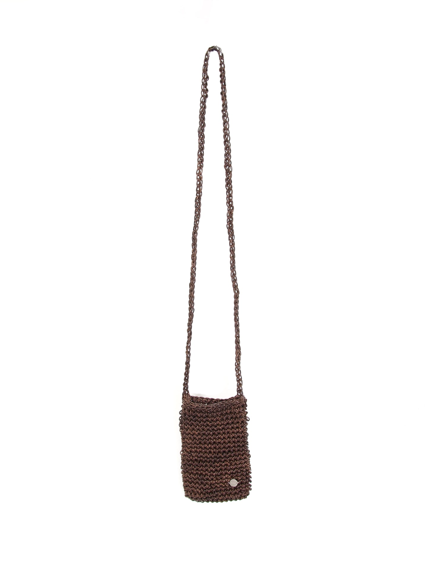 AMOMENTO　MINI HANDMADE LEATHER NET BAG