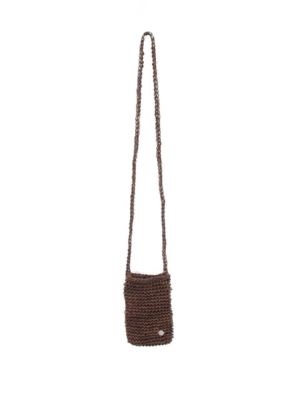 AMOMENTO　MINI HANDMADE LEATHER NET BAG