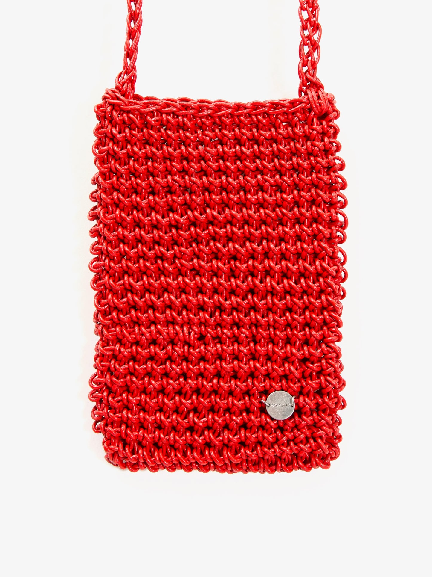 AMOMENTO　MINI HANDMADE LEATHER NET BAG