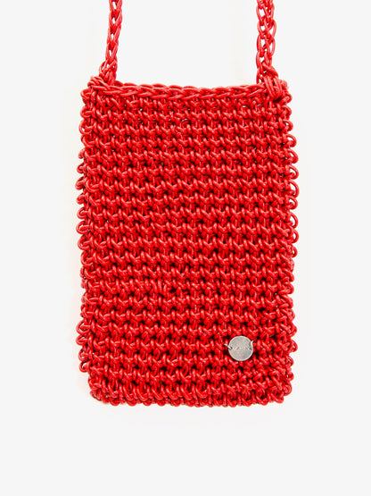 AMOMENTO　MINI HANDMADE LEATHER NET BAG