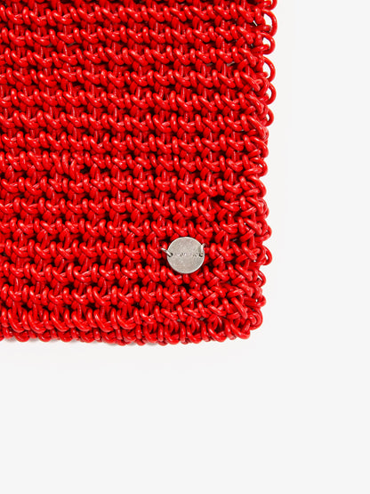 AMOMENTO　MINI HANDMADE LEATHER NET BAG