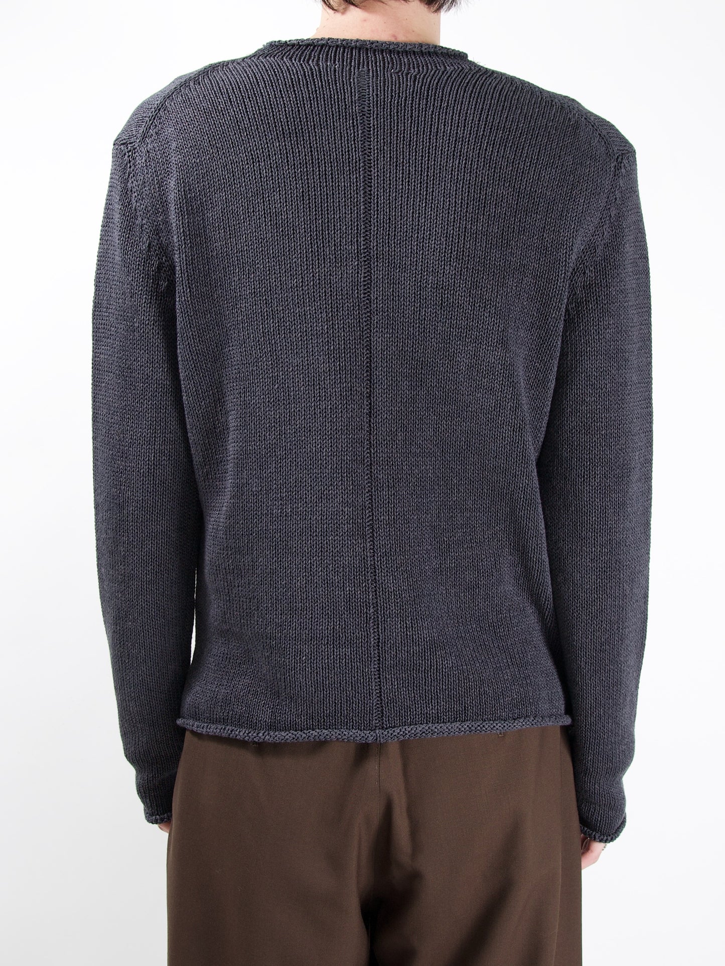 AMOMENTO　PAPER YARN PULLOVER