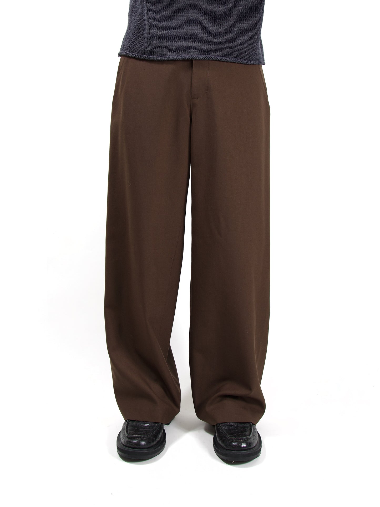 AMOMENTO　WOOL WIDE PANTS