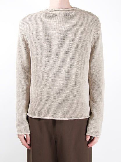 AMOMENTO　PAPER YARN PULLOVER