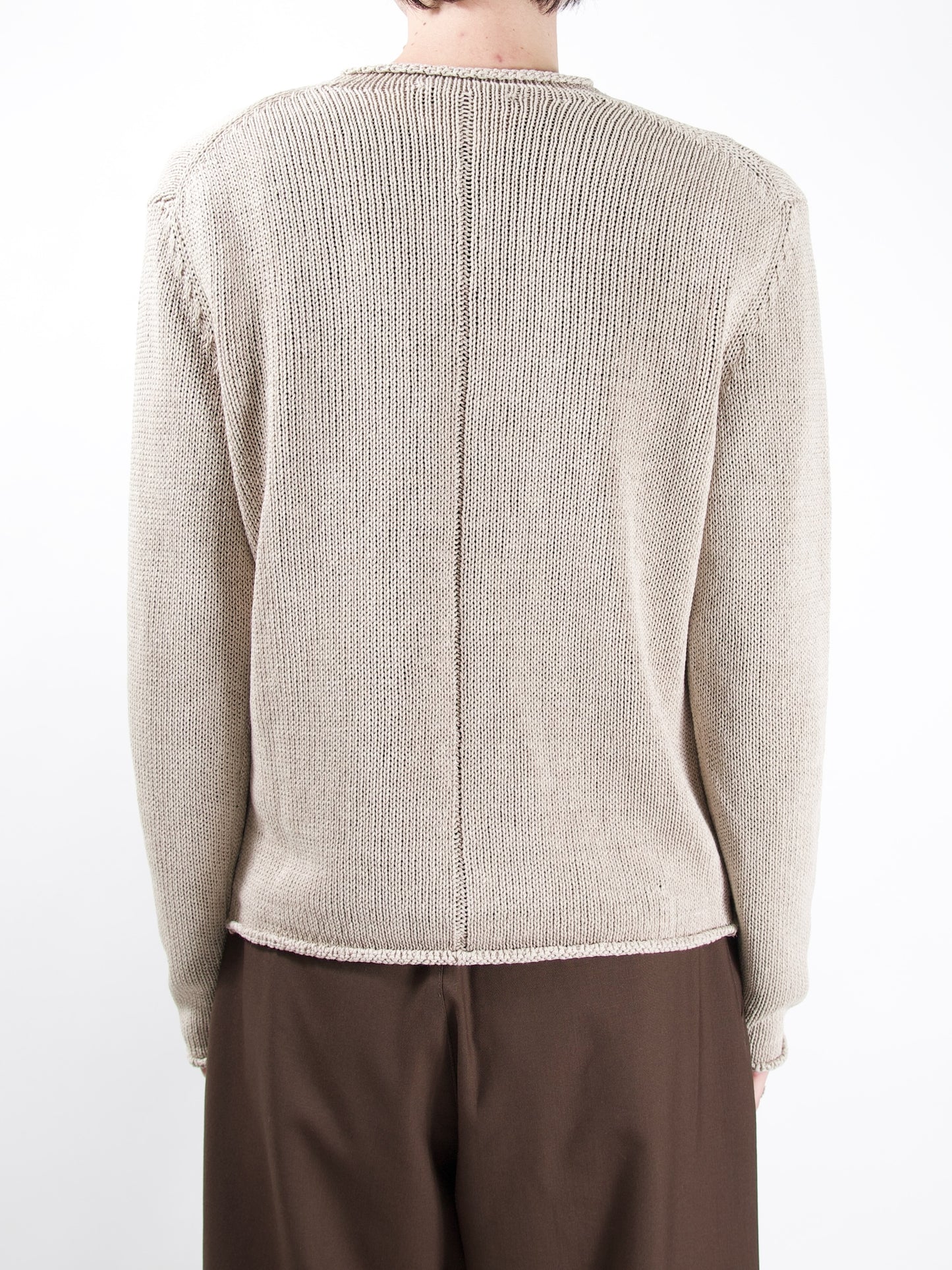 AMOMENTO　PAPER YARN PULLOVER