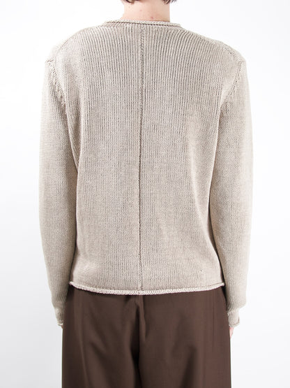 AMOMENTO　PAPER YARN PULLOVER