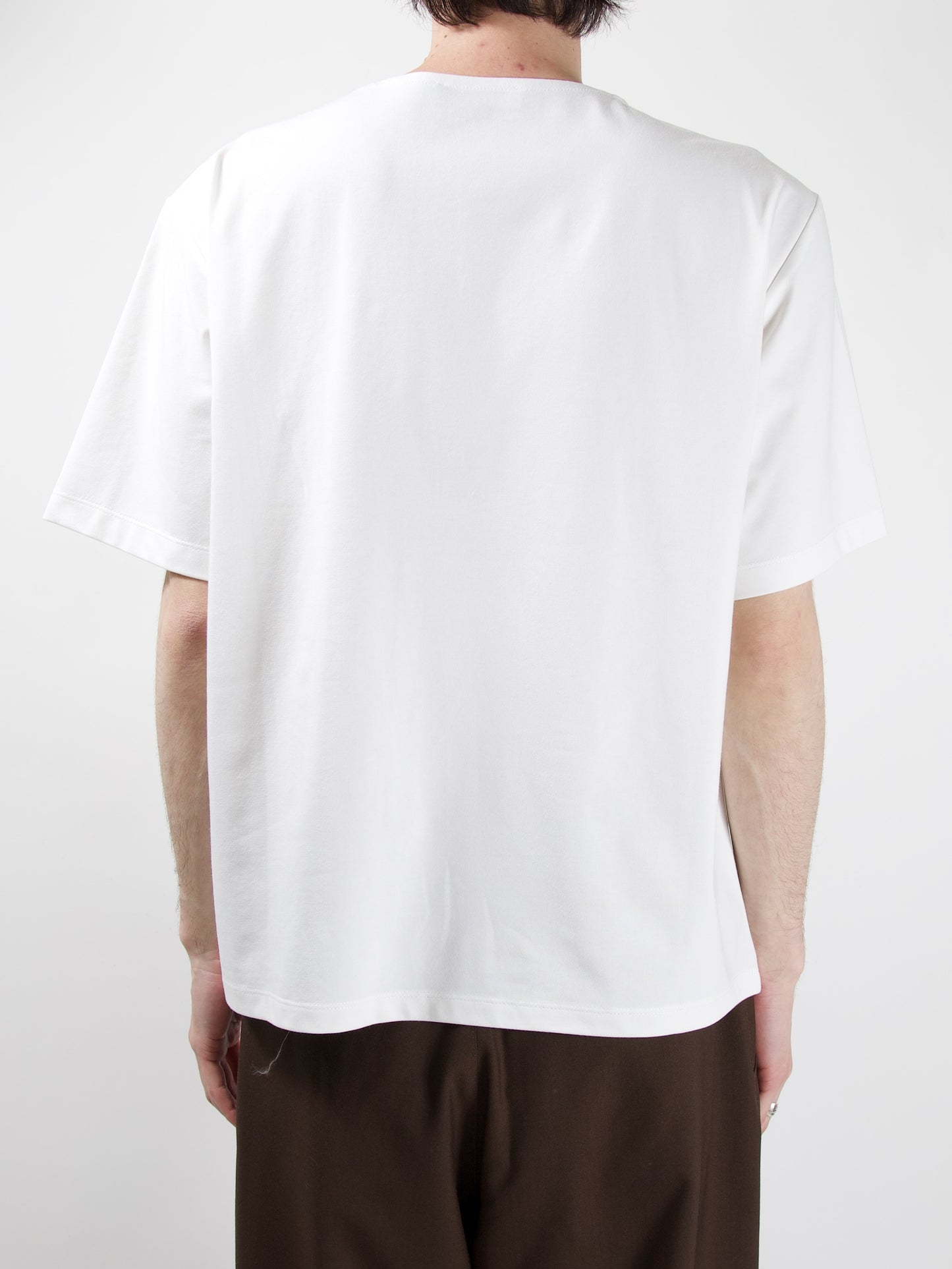 AMOMENTO　BOAT NECK T-SHIRT