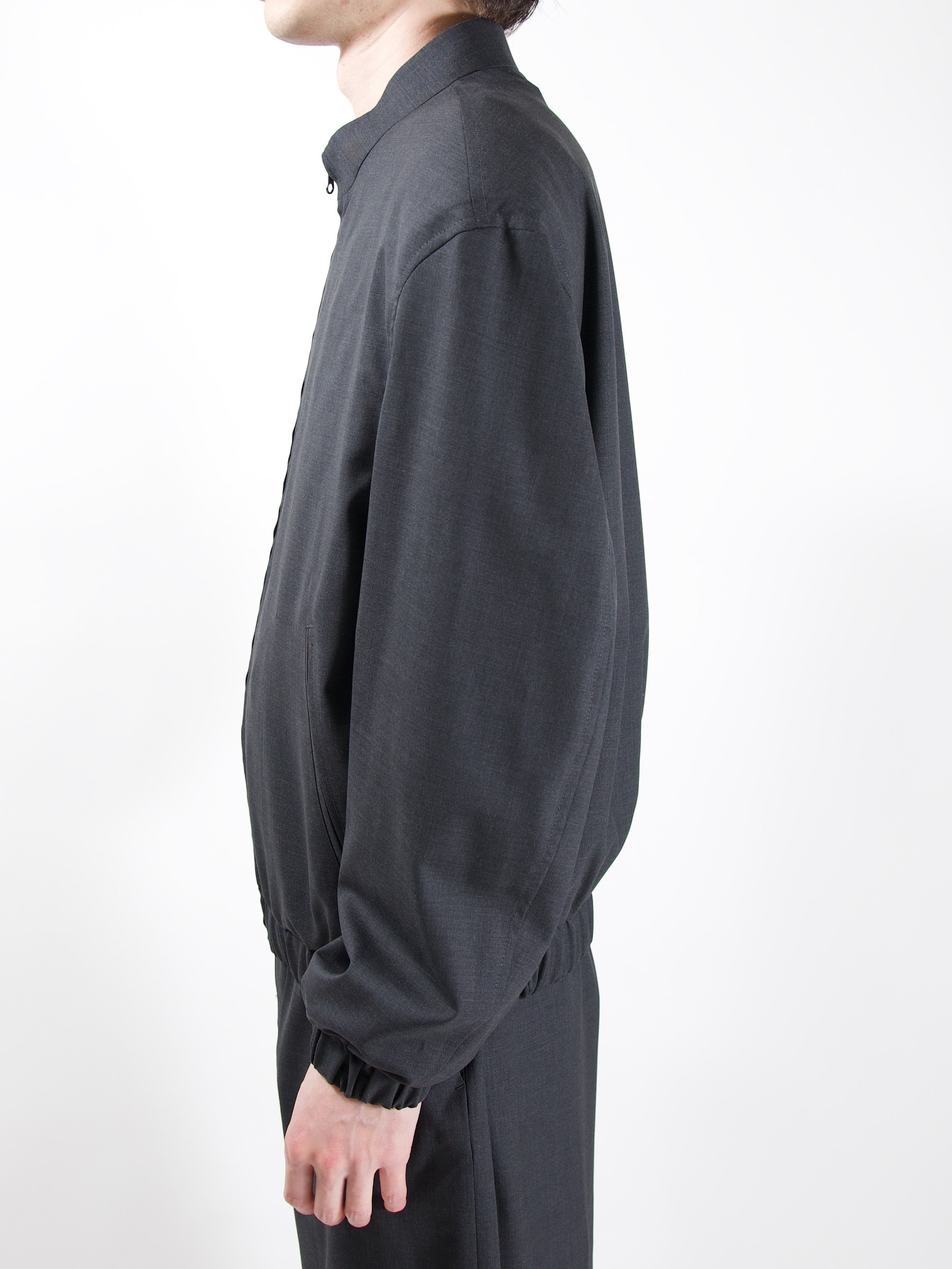 amomento ウール　ハーフジャケット AMOMENTO WOOL OVERSIZE BLOUSON – KIKUNOBU
