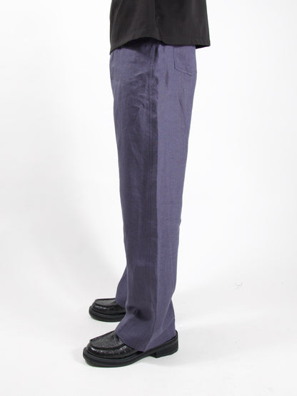 AMOMENTO　LINEN STRAIGHT PANTS