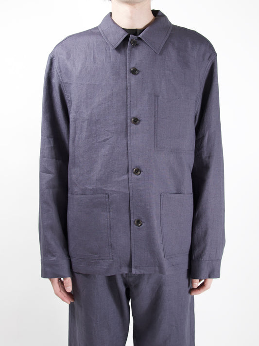 AMOMENTO　LINEN POCKET JACKET